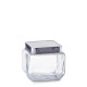 Βάζο αποθήκευσης "Square Metal" 700ml Zeller