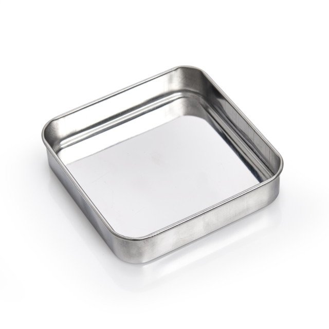 Βάζο αποθήκευσης "Square Metal" 1100ml Zeller