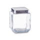 Βάζο αποθήκευσης "Square Metal" 1100ml Zeller