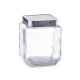 Βάζο αποθήκευσης "Square Metal" 1100ml Zeller