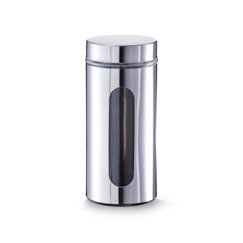 Βάζο αποθήκευσης μεταλλικό "Steel" Zeller 1200ml