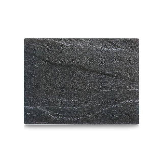 Επιφάνεια κοπής γυάλινη "Slate" Zeller 40x30cm