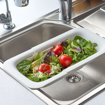 Συρόμενο/Επεκτεινόμενο σουρωτήρι φρούτων/λαχανικών Zeller Συρόμενο/Επεκτεινόμενο σουρωτήρι φρούτων/λαχανικών Zeller