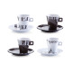 Φλυτζάνια Espresso σετ 4 τεμ."Coffee Style" Zeller