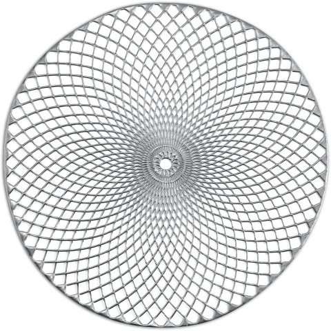 Σουπλά "Mandala" silver Zeller
