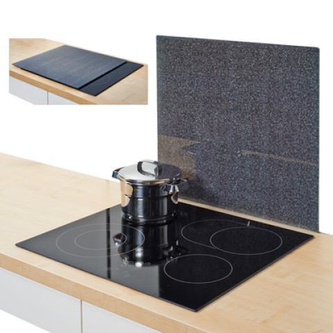 Κάλυμμα τοίχου κουζίνας / Προστασία κεραμικών εστιών "Granite" Zeller