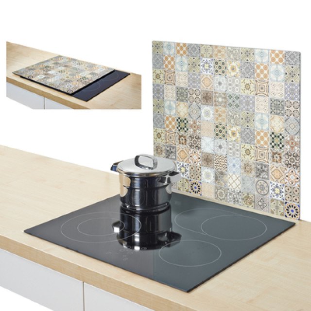 Κάλυμμα τοίχου κουζίνας / Προστασία κεραμικών εστιών "Mosaic" Zeller