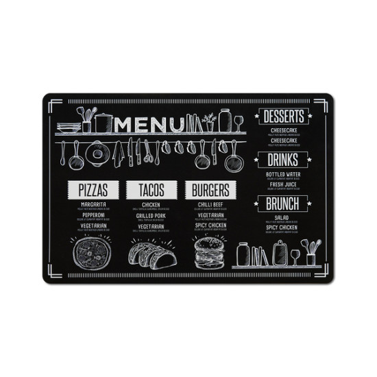 Σουπλά "Retro Menu" Zeller
