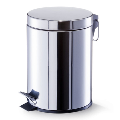 Χαρτοδοχείο μπάνιου "Inox" 5L Zeller