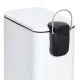 Χαρτοδοχείο μπάνιου "Square White" 5L Soft Close
