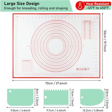 Αντικολλητική επιφάνεια σιλικόνης 2in1  50x70 cm Αντικολλητική επιφάνεια σιλικόνης 2in1  50x70 cm